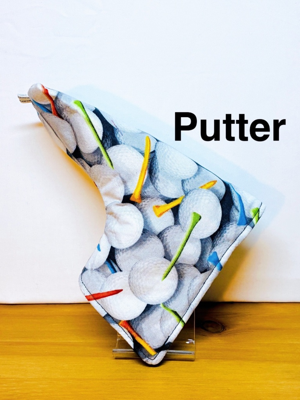 【PM-256】Golf Putter Head Cover Blade & Half-Mallet Handmade By Shizu